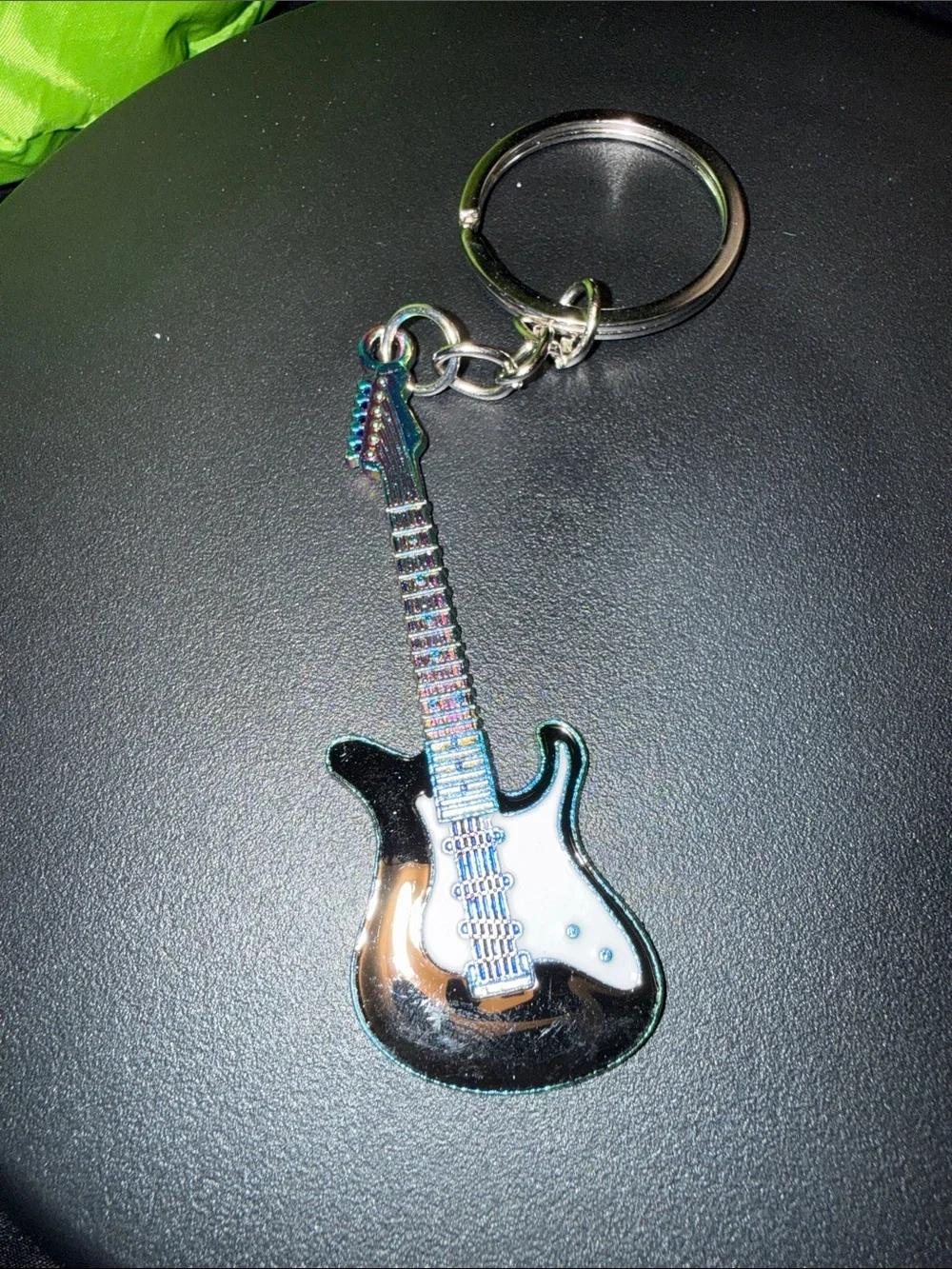 black guitar